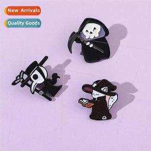 Halloween dark metal The second personalized brooch qui new