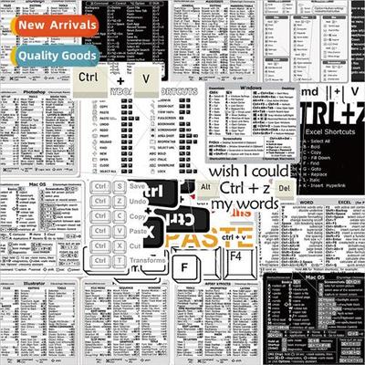 30 shortcuts graffiti stickers cell phone cases guitar helme