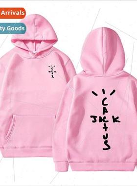 Cactus Jack Swag Monogrammed Hooded Sweatshirt Womens Mens H