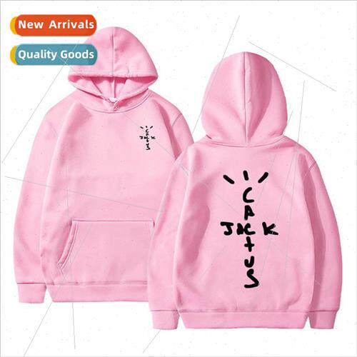 Cactus Jack Swag Monogrammed Hooded Sweatshirt Womens Mens H