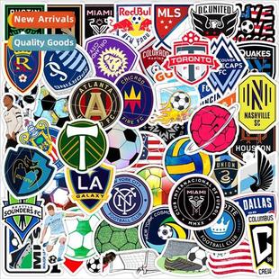 graffiti stickers flat water soccer computer bot American