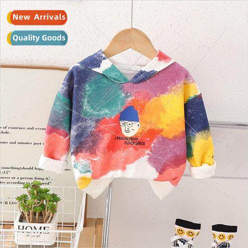 Childrens tie-dye jacket fall new boys cool quirky avatar so