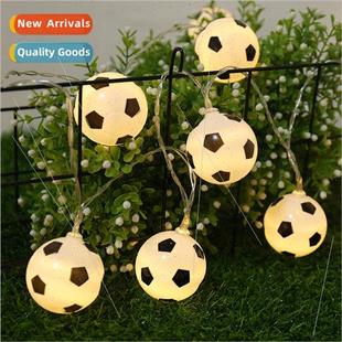 soccer ball lights LED holiday Cup string child World