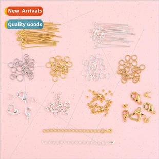 14k gold-plated single-ring lobster clasp closing buckle ext