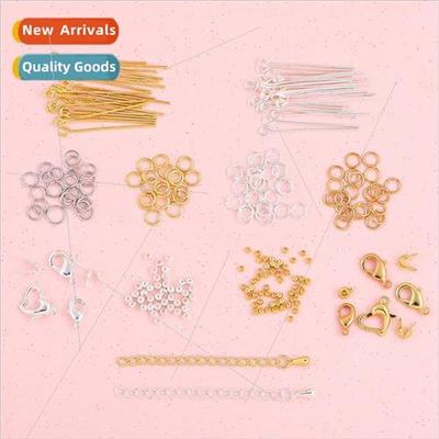 14k gold-plated single-ring lobster clasp closing buckle ext