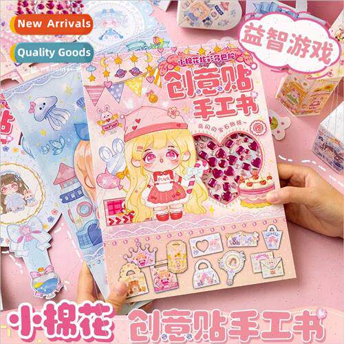 dopamine creative stickers handmade book children diamond st