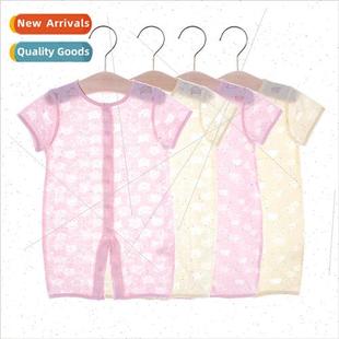 Baby onesie summer new baby girl homewear 2023 newborn baby