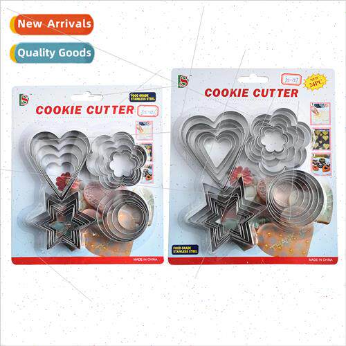 Cookie Moulds Baking Moulds Set Suction Card Cookie Moulds 4