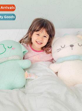 Cartoon animal pillow childrens sleep doll soothing doll cat