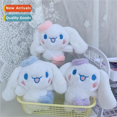 Love small backpack puppy plush toy pendant cute long ears p