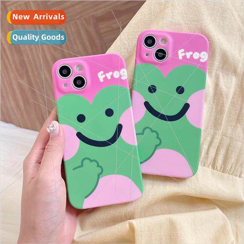Cute cartoon love frog iPhone 13 new 14ProMax case 11 适用 A