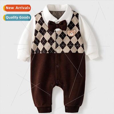 Baby clothes fall newborn baby onesie baby boys birthday par
