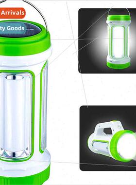 Strong light flashlight LED multifunctional solar rechargeab