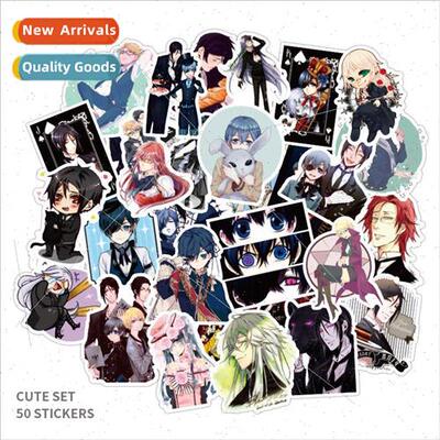 50 packs of black deacon Japanese manga graffiti stickers wa