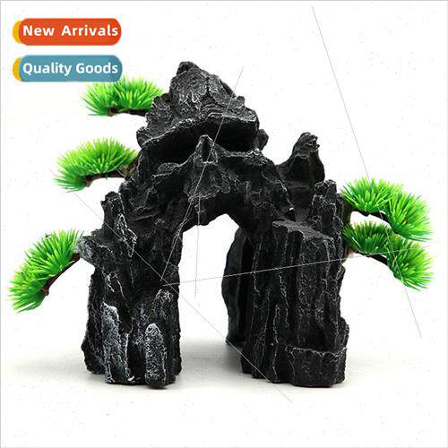 Fish tank dodge aquarium aquascape rockery creative skull mo