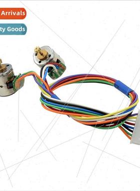 8mm miniature stepper motor pair with teeth 2-phase 4-wire s
