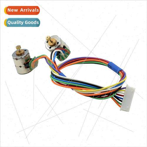 8mm miniature stepper motor pair with teeth 2-phase 4-wire s