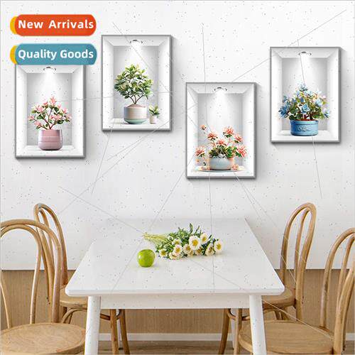 Scorching Flowers Decorative Painting Dining Room Warm Hangi