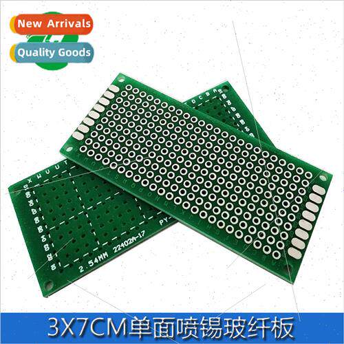 3*7CM ngle de Tin Spray 1.6 Thickness 2.54 Pitch Board Unive
