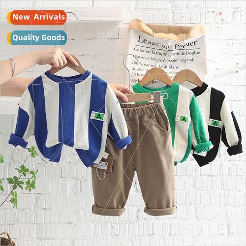 2023 Boys fall new suit Korean  of the childrens vertical st
