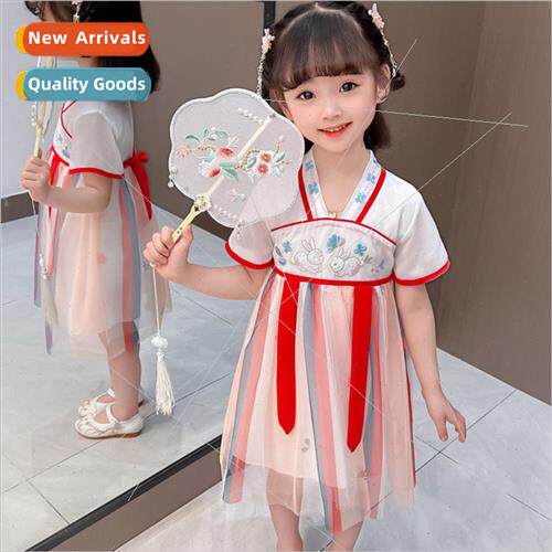 Baby girl summer Chinese  cheongsam dress dress 适用eign- li