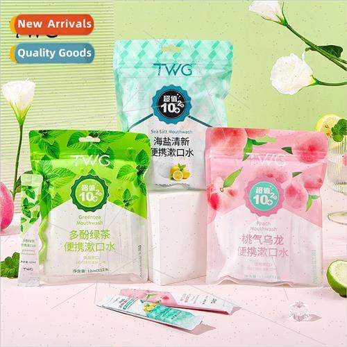 Peach Breath Oolong Probiotic Mouthwash Fresh Breath Disposa