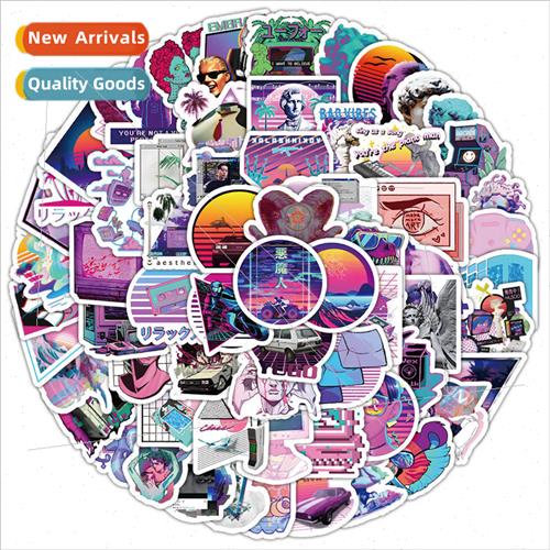 100 cartoon steam wave graffiti childrens stationery box sco