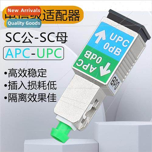 SC/APC Male to SC/UPC Female Fiber Optic Adaptor Fiber Optic
