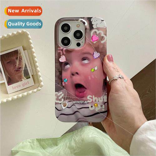 Cute quirky boy 适用 13ProMax double-sided iPhone 12 phone c