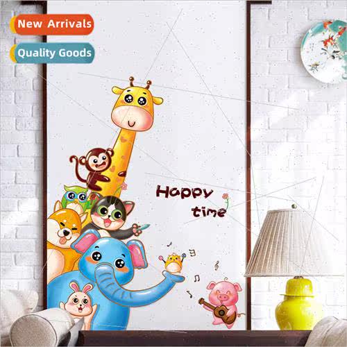 Scandinavian cartoon animal  home wall decorative decals cre