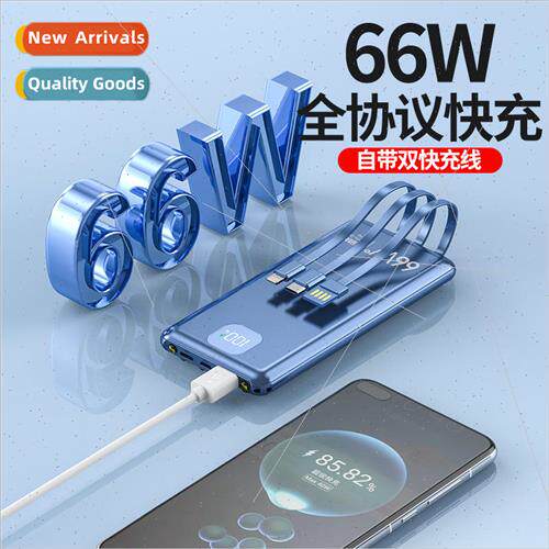 20000 mAh self-charging asure with cable 66W super fast char