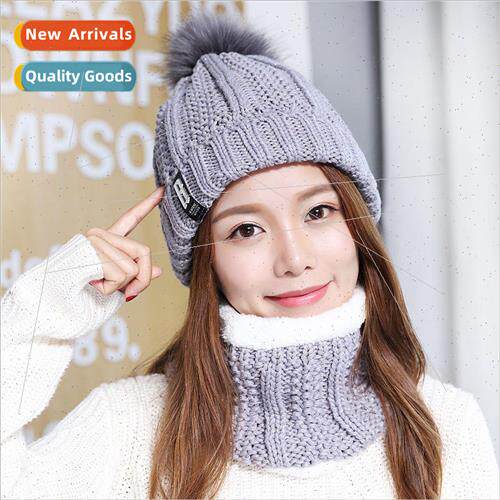 Hat womens fall and winter Korea versatile padded and thicke