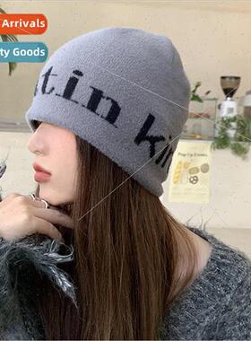 Hat female spring and fall new loose big head circumference