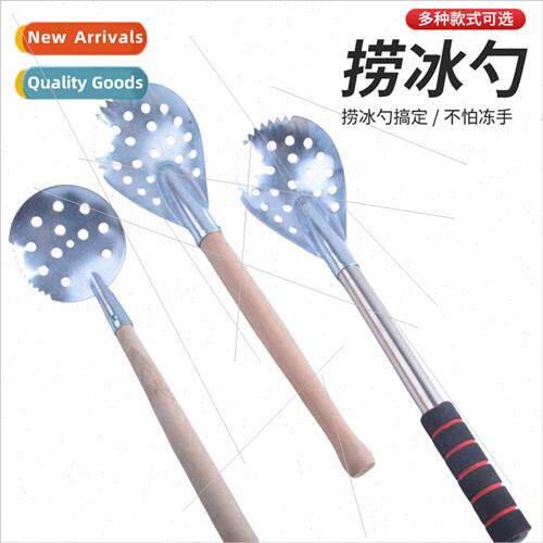 Ice fishing tools ice breaker stainless steel spoon head bro