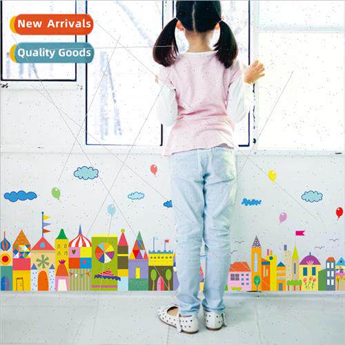 Wall stickers new colorful cabin three generations removable