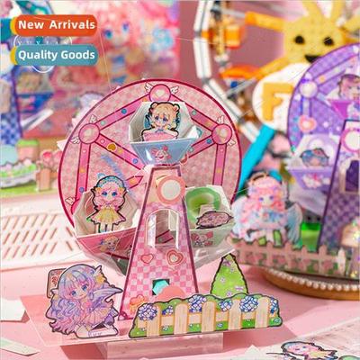 Landscaping handmade book Bella three-dimensional Ferris whe