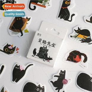 stickers Mr. self bird adhesi series boxed Cat Italian Black