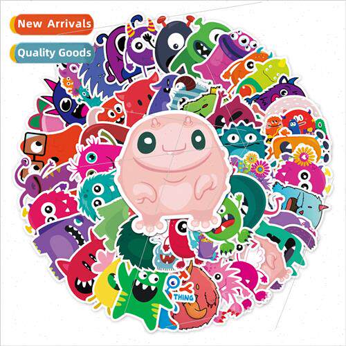 50 Creative Monster Stickers ggage Scooter Tablet Car Cartoo