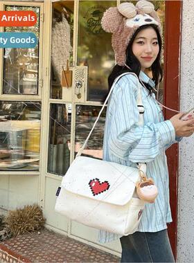 New love female Korean 适用eign- casual shoulder bag literar