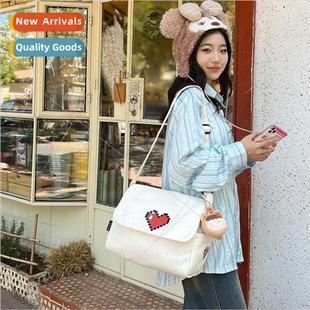 Korean 适用eign casual New bag female shoulder literar love