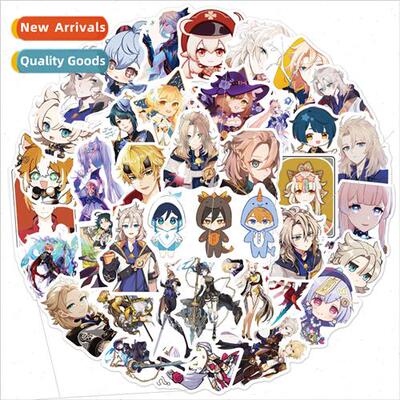 50 new anime games God graffiti stickers suitcase guitar car