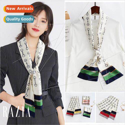 Long small silk scarf female Korean  of the hundred decorati