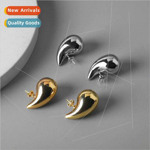 Water drop earrings earrings ins niche design premium sense