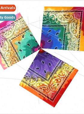 Sunflower styling double cashews bandana versatile men and w