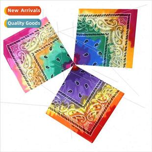 Sunflower styling double cashews bandana versatile men and w