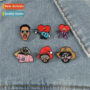 Verano Metal Bunny Bad plush Brooch