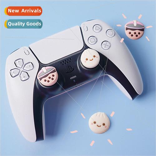 PS5 Milk Tea Bun Joystick Cover licone Pro/PS4/PS5 Grip Univ