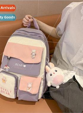 Shoulder bag new female students large-capacity computer bac