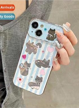 Blue Large Windows Love Cat 适用 14ProMax New iPhone15p Appl