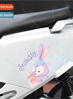 Cartoon car stickers electric motorcycle decorative stickers